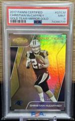 Christian McCaffrey [Mirror Gold] Football Cards 2017 Panini Certified Gold Team Prices