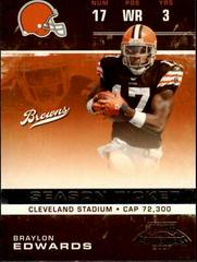 Braylon Edwards #24 Football Cards 2007 Playoff Contenders Prices