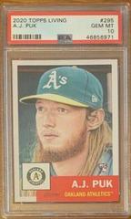 A.J. Puk, #295 Baseball Cards 2020 Topps Living Prices