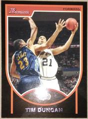 Tim Duncan Basketball Cards 2007 Bowman Prices