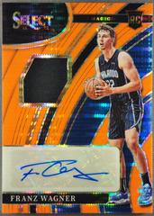 Franz Wagner [Orange Pulsar] Basketball Cards 2021 Panini Select Rookie Jersey Autographs Prices