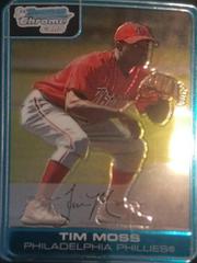 Tim Moss [Gold Refractor] #BC151 Baseball Cards 2006 Bowman Chrome Prospects Prices