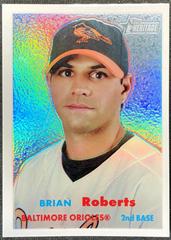 Brian Roberts [Chrome Black Refractor] #46 Baseball Cards 2006 Topps Heritage Chrome Prices