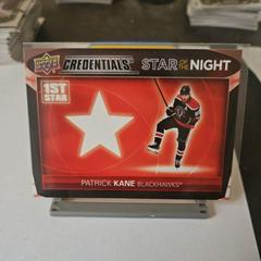 Patrick Kane Hockey Cards 2021 Upper Deck Credentials 1st Star of the Night Prices