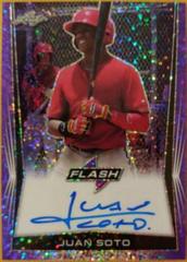 Juan Soto [Purple] #BA-JS3 Baseball Cards 2018 Leaf Flash Autographs Prices