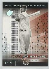Ted Williams #103 Baseball Cards 2004 Spx Prices
