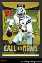 Dak Prescott [Gold] #CA-DPR Football Cards 2021 Panini Playoff Call to Arms Prices