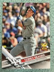 Corey Seager [Swinging] Baseball Cards 2017 Topps Prices