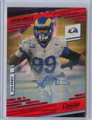 Aaron Donald [Xtra Points Red] #99 Football Cards 2021 Panini Prestige Prices