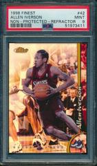 Allen Iverson [Non Protected Refractor] Basketball Cards 1998 Finest Prices