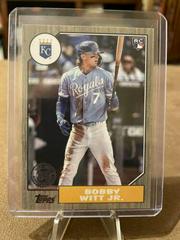 Bobby Witt Jr. [Gold] #87TBU-7 Baseball Cards 2022 Topps Update 1987 Prices