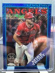 Mike Trout [Blue] Baseball Cards 2023 Topps Update 1988 Chrome 35th Anniversary Prices