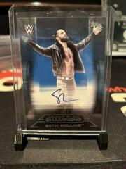 Seth Rollins [Blue] Wrestling Cards 2021 Topps WWE Undisputed Grand Slam Champions Autographs Prices