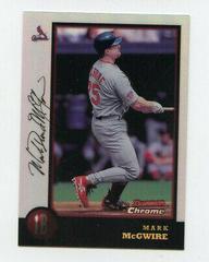 Mark McGwire [Refractor] Baseball Cards 1998 Bowman Chrome Prices