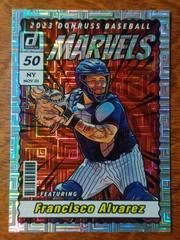 Francisco Alvarez [Vector] #M1 Baseball Cards 2023 Panini Donruss Marvels Prices