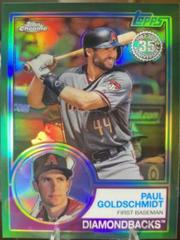 Paul Goldschmidt [Green] Baseball Cards 2018 Topps Chrome 1983 Prices