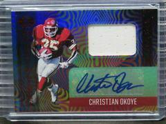 Christian Okoye [Red] Football Cards 2021 Panini Illusions Immortalized Jersey Autographs Prices