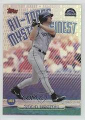 Todd Helton [Refractor] Baseball Cards 1999 Topps All Mystery Finest Prices