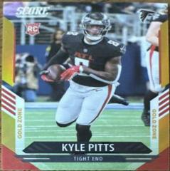 Kyle Pitts [Gold Zone] Football Cards 2021 Panini Chronicles Score Update Rookies Prices
