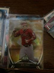Mike Trout [Gold] Baseball Cards 2013 Bowman Platinum Prices