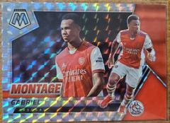 Gabriel [Silver] Soccer Cards 2021 Panini Mosaic Premier League Montage Prices