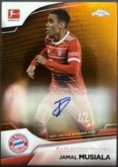 Jamal Musiala [Orange] #BCA-JM Soccer Cards 2022 Topps Chrome Bundesliga Autographs Prices