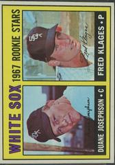 White Sox Rookies [D. Josephson, F. Klages] Baseball Cards 1967 Topps Prices