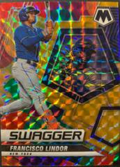 Francisco Lindor [Gold] Baseball Cards 2022 Panini Mosaic Swagger Prices