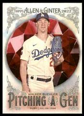 Walker Buehler #PAG-11 Baseball Cards 2022 Topps Allen & Ginter Pitching a Gem Prices