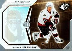 Daniel Alfredsson Hockey Cards 2003 SPx Prices