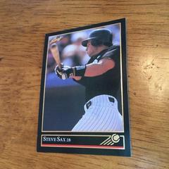 Steve Sax [Black Gold] #217 Baseball Cards 1992 Leaf Prices