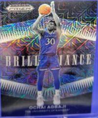 Ochai Agbaji [Mojo] #BR-OA Basketball Cards 2022 Panini Prizm Draft Picks Brilliance Prices