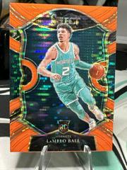 LaMelo Ball [Neon Orange Pulsar] Basketball Cards 2020 Panini Select Prices