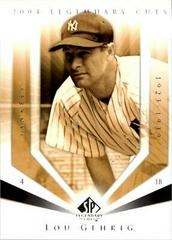 Lou Gehrig #73 Baseball Cards 2004 SP Legendary Cuts Prices