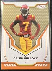 Calen Bullock #57 Football Cards 2024 Sage Prices
