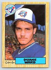 Duane Ward #153 Baseball Cards 1987 O Pee Chee Prices