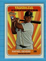 Rafael Devers #RP-RD Baseball Cards 2018 Topps Heritage Rookie Performers Prices