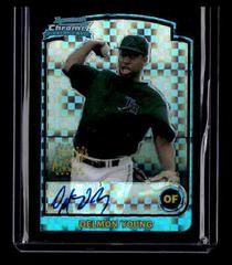 Delmon Young [Auto. Xfractor] #176 Baseball Cards 2003 Bowman Chrome Draft Picks Prices