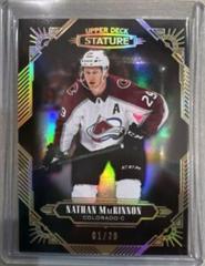Nathan MacKinnon [Black] Hockey Cards 2020 Upper Deck Stature Prices