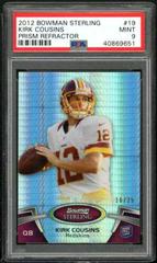 Kirk Cousins [Prism Refractor] Football Cards 2012 Bowman Sterling Prices