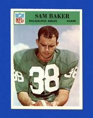Sam Baker #132 Football Cards 1966 Philadelphia Prices