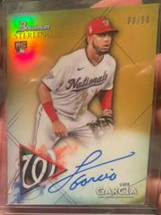 Luis Garcia [Gold Refractor] Baseball Cards 2021 Bowman Sterling Rookie Autographs Prices
