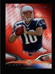 Jimmy Garoppolo [Red Refractor] #143 Football Cards 2014 Topps Platinum Prices