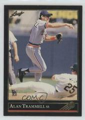 Alan Trammell [Gold] #172 Baseball Cards 1992 Leaf Prices