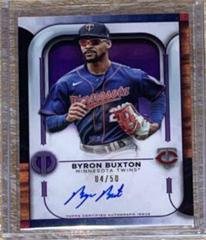 Byron Buxton [Purple] #TA-BB Baseball Cards 2022 Topps Tribute Autographs Prices