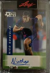 Nico Gonzalez [Blue] Soccer Cards 2022 Pro Set Autographs Prices