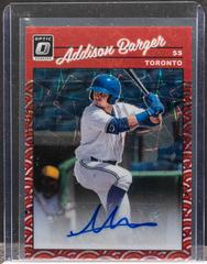 Addison Barger [Photon] #1990-AB Baseball Cards 2023 Panini Donruss Optic Retro 1990 Signatures Prices