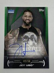 Jey Uso [Green] Wrestling Cards 2021 Topps WWE Undisputed Superstar Roster Autographs Prices