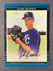 Zack Greinke #6 Baseball Cards 2002 Bowman Draft Picks Prices