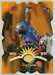 Terry Glenn [Fractal Matrix Die Cut] #141 Football Cards 1997 Leaf Prices
